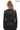 FLORA BLACK GENUINE LEATHER RUFFLE DETAILED ASYMMETRICAL JACKET
