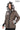 SAVELIA TAUPE Fox Fur Trim Lambskin Leather Jacket