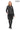 SCARLET Asymmetric ZIP Black Genuine Lambskin Leather Trench Black