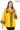 SOLARA YELLOW – Women’s Genuine Leather Designer Jacket with Contrast Trim