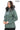 ELIVE MINT GREEN Fur Hooded Leather Jacket