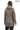 ALVEA TAUPE Detachable Hood Genuine Lambskin Leather Coat with Double-Zip Closure