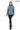 Hazel -Teal Stand Collar Genuine Leather Jacket