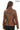 JAEEN Brown Genuine Lambskin Leather Jacket with Detachable Hood
