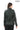 Verona Genuine Leather Khaki Asymmetric Biker Jacket with Quilted Panel Details