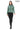 LEMA Genuine Lambskin Brown Leather Jacket Mint Green