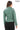 LEMA Genuine Lambskin Brown Leather Jacket Mint Green