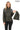 JAEEN Khaki Genuine Lambskin Leather Jacket with Detachable Hood