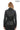 Verona Genuine Leather Black Asymmetric Biker Jacket with Quilted Panel Details
