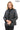 ATHENA ANTHRACITE GENUINE LEATHER & SUEDE PANELLED STATEMENT JACKET Anthracite