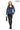 JAEEN Blue Genuine Lambskin Leather Jacket with Detachable Hood