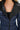 JAEEN Blue Genuine Lambskin Leather Jacket with Detachable Hood