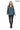 Udine Genuine Lambskin Petrol Blue Leather Jacket with Snap Button Pockets