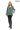 Udine Genuine Lambskin Mint Green Leather Jacket with Snap Button Pockets
