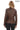 SADERNES Brown Women’s Genuine Lamb Leather Jacket with Stand Collar