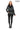 Aurevine Women’s Dark Green Genuine Leather Jacket with Knit Shawl Collar and Suede Contrast Panels
