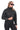 Women’s Genuine Leather Woven Panel Bomber Jacket