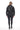 Women’s Genuine Leather Woven Panel Bomber Jacket