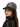 Genuine Leather Baseball Cap with Crocodile-Embossed Visor – Taupe & Black