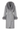 Grey Cashmere Coat with Natural Fox Fur