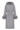 Grey Cashmere Coat with Natural Fox Fur