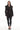SAVEN Dark Brown Genuine Suede Belted Jacket