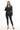 LYVENA Black Genuine Leather Belted Jacket