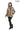 SAVELIA GOLD Fox Fur Trim Lambskin Leather Jacket