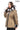 SAVELIA GOLD Fox Fur Trim Lambskin Leather Jacket