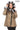 SAVELIA GOLD Fox Fur Trim Lambskin Leather Jacket