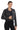 ÉCLAT NOIR – Cropped Leather Moto Jacket Black Jumbo