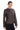 MILANO BLACK GENUINE LEATHER MINIMALIST MANDARIN COLLAR JACKET Brown