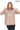 AURA BEIGE GENUINE LEATHER PERFORATED DETAILED JACKET