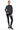 MILANO BLACK GENUINE LEATHER MINIMALIST MANDARIN COLLAR JACKET Black