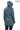 ALVEA BLUE Detachable Hood Genuine Lambskin Leather Coat with Double-Zip Closure