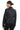 Norelle Genuine Lambskin Black Leather Jacket with Stand Collar and Tailored Fit Black