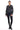 RAVEN JUMBO BLACK GRAINED LEATHER ASYMMETRICAL BIKER JACKET