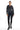 RAVEN JUMBO BLACK GRAINED LEATHER ASYMMETRICAL BIKER JACKET