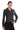 RAVEN JUMBO BLACK GRAINED LEATHER ASYMMETRICAL BIKER JACKET