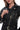 Mirea Black Genuine Leather Croc-Embossed Biker Jacket