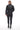 Mirea Black Genuine Leather Croc-Embossed Biker Jacket