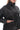 Velara Black Genuine Leather High Neck Utility Jacket