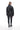 Ravenza Black Woven Genuine Leather Bomber Jacket