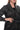 Selvara Black Genuine Leather Belted Blazer Jacket