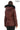 ELIVE BORDEAUX Fur Hooded Leather Jacket