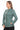 VELORA SAGE – Sage Green Genuine Leather Jacket