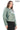SELENE MINTA – Studded Mint Leather Jacket