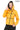JAEEN Yellow Genuine Lambskin Leather Jacket with Detachable Hood
