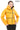 JAEEN Yellow Genuine Lambskin Leather Jacket with Detachable Hood