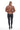 Narelle Brown Genuine Leather Structured Shoulder Blazer Jacket